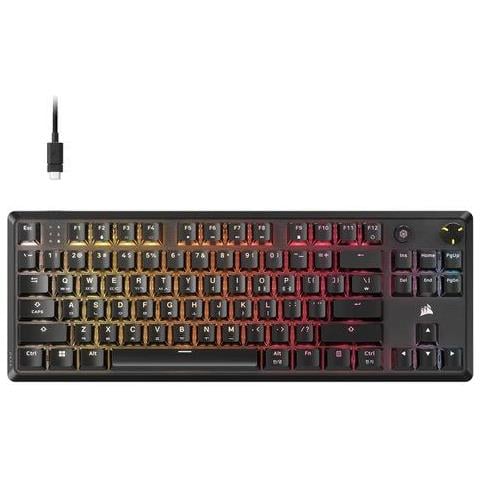 K70 Core TKL RGB Tastiera Meccanica Switch CORSAIR MLX Red USB Tenkeyless Layout IT - Foto 1