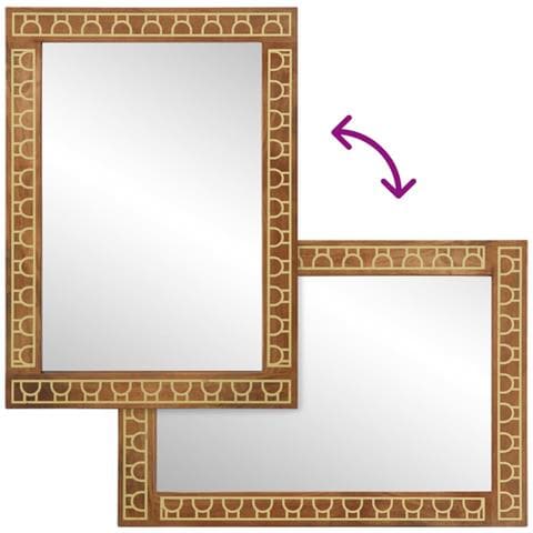 Set Mobili da Bagno 3pz in Legno Massello di Mango - Foto 9