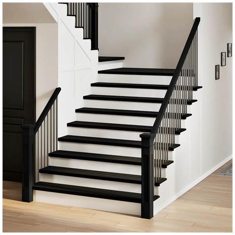 Gradini 20 pz Marrone Scuro 120x25x2 cm Legno Massello Rovere - Foto 2