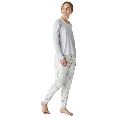 Pigiama Da Donna Manica Lunga Scollo A V Jjbep1101 - Foto 1