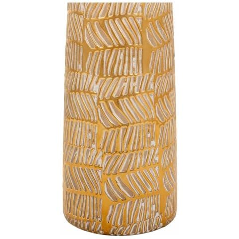 Vaso In Ceramica Dorata 15x15x61h - Foto 6