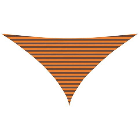 Vela da ombra solare Arancione e Marrone 3,5 x 3,5 x 4,9 m - Foto 1
