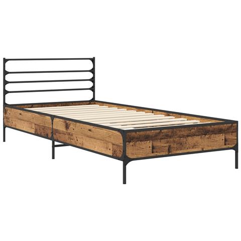 Struttura del letto Legno antico 80 x 200 cm - Foto 2