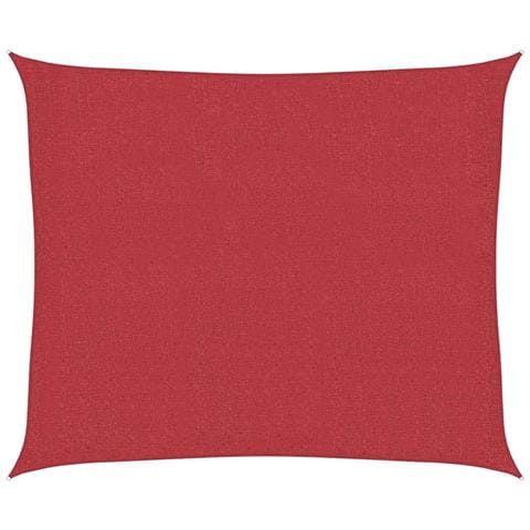 Vela Parasole 160 g /m² Rossa 2,5x3 m in HDPE - Foto 1