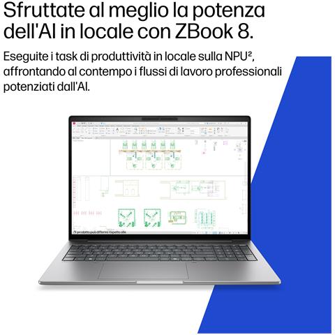 DS3W9AT laptop Copilot+ PC Intel Core Ultra 7 35,6 cm (14") WUXGA 48 GB DDR5-SDRAM 1 TB SSD Wi-Fi 7 (802.11be) Windows 11 Pro AI Workstation, AI PC Argento - Foto 18