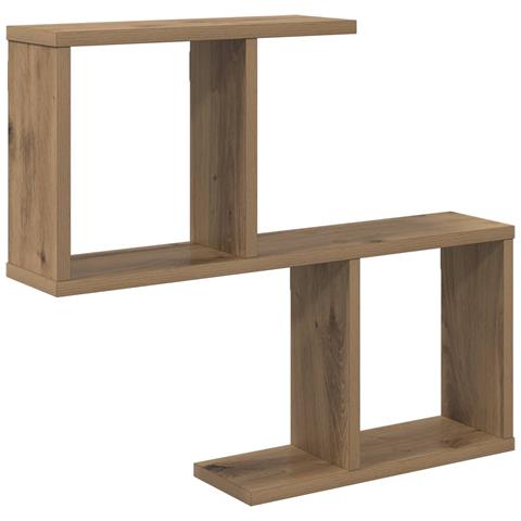 Scaffale da parete Rovere Artigianale 60 x 12 x 50,5 cm - Foto 1