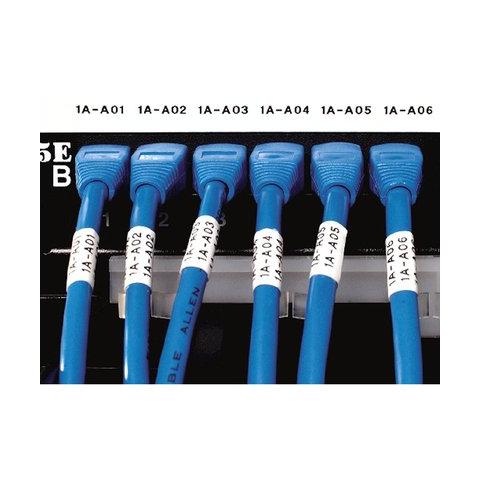 pz. 1 Etichette Rhino nylon 19mmx3.5m 18489 - Foto 1