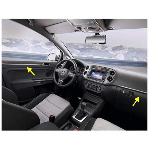 Salvaporta Profilo 3D Elix per Auto, Carbon, 61 cm, 2 Pezzi - Foto 2