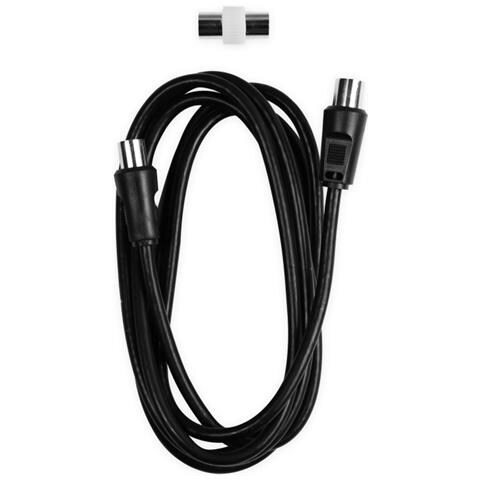 ECAN18MFK cavo coassiale 1,8 m 9.5 mm Nero - Foto 1