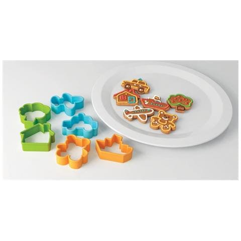 Set 6 Tagliabiscotti X Bambini In Anello Delicia Kids - Foto 1