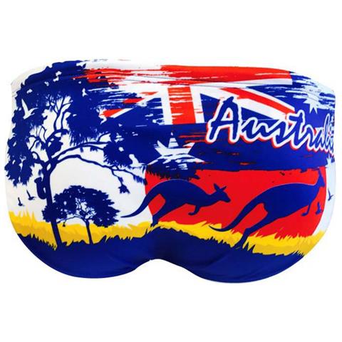 Briefs Turbo Australia Landscape Costumi Uomo M - Foto 2