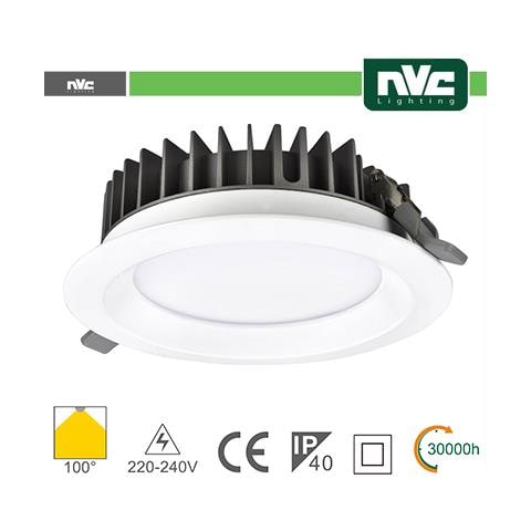 Downlight Led Ip40 20w 5700k 1800lm 100 Foro: 150mm - Foto 1