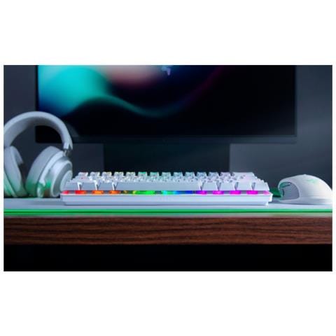 Tastiera Gaming USB Huntsman Mini Colore Bianco (Layout QWERTY)  - Foto 3