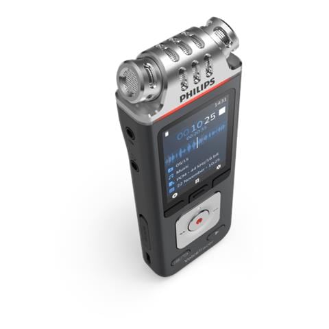 Voice Tracer Dvt6110/00 Dittafono Flash Card Antracite, Cromo - Foto 2