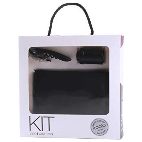 Set Per Dilettanti Da Vino Di Prestigio - 1 Cavatappi - 1 Coperchio Rinfrescante - 1 Tappo Conservatore - Foto 1