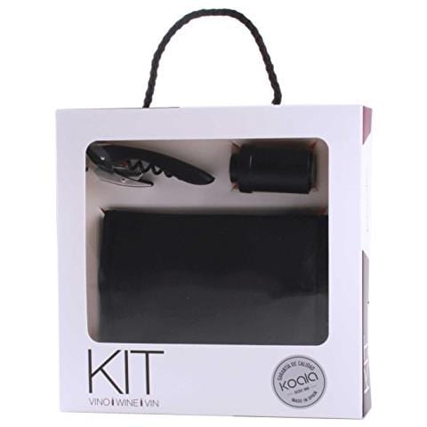 Set Per Dilettanti Da Vino Di Prestigio - 1 Cavatappi - 1 Coperchio Rinfrescante - 1 Tappo Conservatore - Foto 2