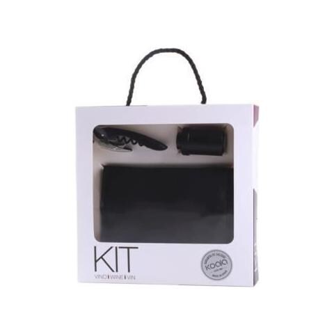 Set Per Dilettanti Da Vino Di Prestigio - 1 Cavatappi - 1 Coperchio Rinfrescante - 1 Tappo Conservatore - Foto 3