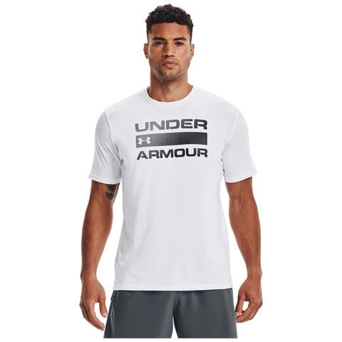 Ua Team Issue Wordmark Short Sleeve, Maglietta Uomo, Bianco (bianco / nero 100), M - Foto 11