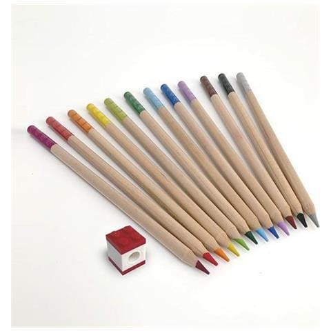 12 Matite Colorate per Bambini con Brick Topper - Foto 2