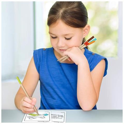 12 Matite Colorate per Bambini con Brick Topper - Foto 4