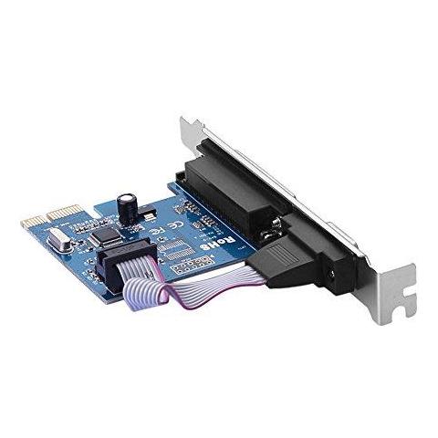 Pci-e Pci Express Db25 Parallel Scheda Adattatore Lpt1 Db9 Porta Seriale Rs232 - Foto 4