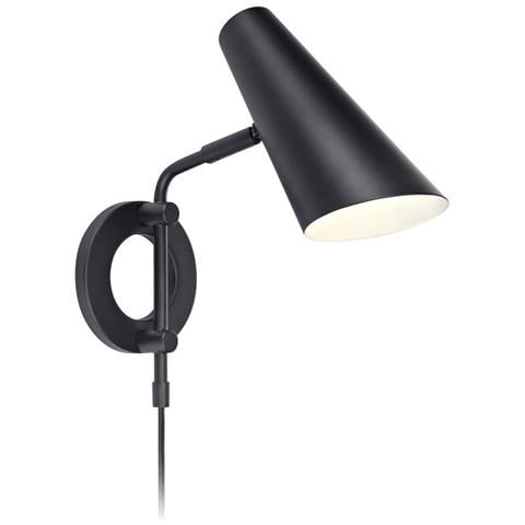 Applique Per Interni A 1 Luce Nera, E14 - Foto 1