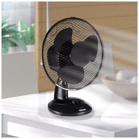 Ventilatore da Tavolo VE-5924 Potenza 20 Watt Diametro 23 cm Colore Nero - Foto 4