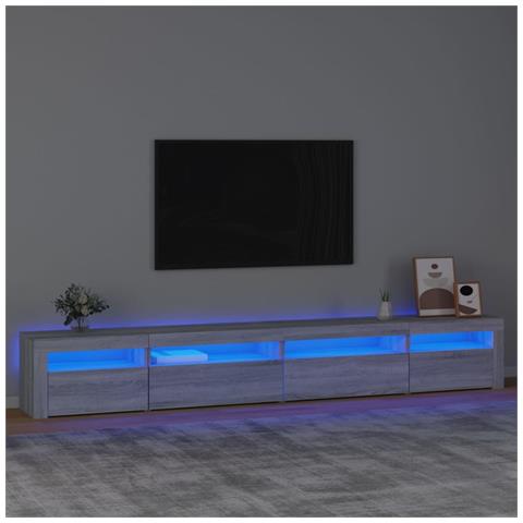 Mobile Porta Tv Con Luci Led Grigio Sonoma - Foto 12