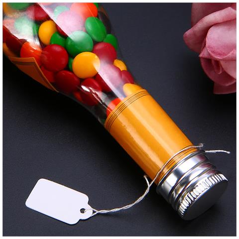 Confezione Da 100 Etichette Di Etichettatura Vuote Allegate Cartellini Dei Prezzi Con Stringa Bianco 2.4 X 1.4 Cm - Foto 5