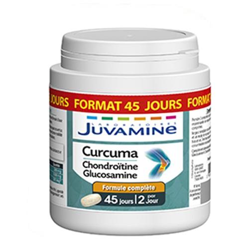 Curcuma Chondroitine Glucosamine 90 Comprimés Juvamine - Foto 1