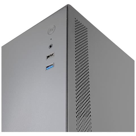 Case PC NOVAX550BR Micro-ATX Ultra-compatto, Mini-Tower, 1 porta USB 2.0,Colore Nero - Foto 2