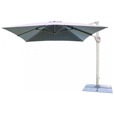 Ombrellone Darwin Grigio P /l 3 X 3 Telo Grigio - Foto 1