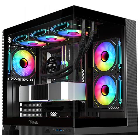 Case Gaming DARK CAVE DS Tower ATX Micro ATX Mini-ITX - Foto 10