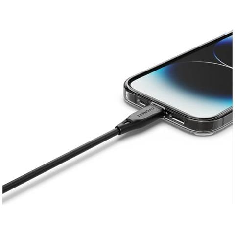 Cavo Da Lightning A Usb-a Per Ricarica E Trasferimento 2,4a 12w Essentials 1m, Nero - Foto 4