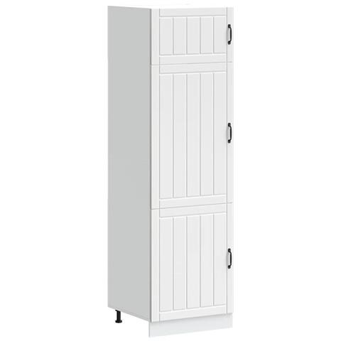 Armadio Da Cucina Lucca Bianco In Legno Multistrato - Foto 1