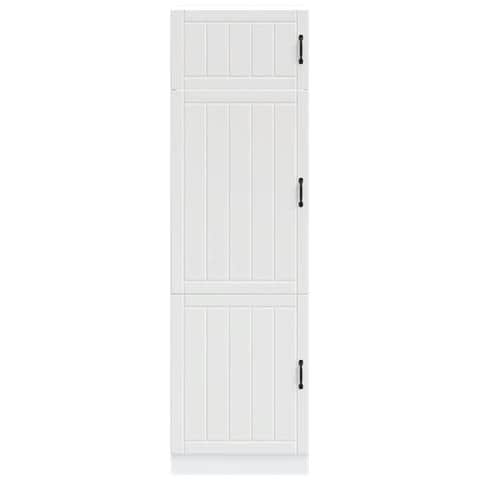 Armadio Da Cucina Lucca Bianco In Legno Multistrato - Foto 3