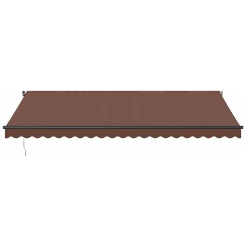 Tenda Da Sole Retrattile Automatica Marrone 500x350 Cm - Foto 3