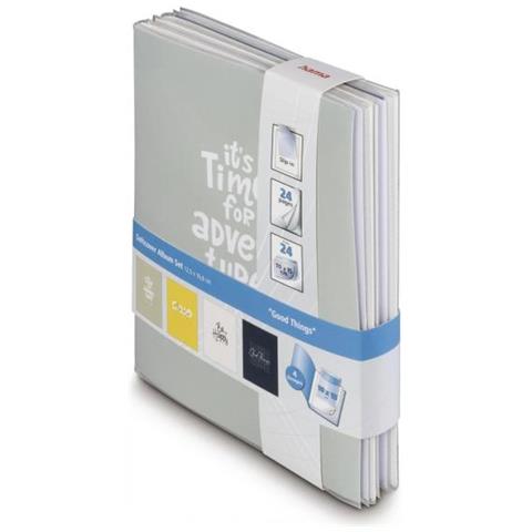 Hama 00007686 Album Fotografico E Portalistino Multicolore 24 Fogli 10 ? 15 Rilegatura Del Libro - Foto 1