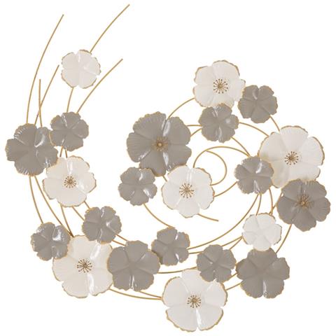 Decorazione In Metallo 3d Cerchi 10 - Multicolore - Metallo - 63,5x5x67,9 Cm - Foto 1