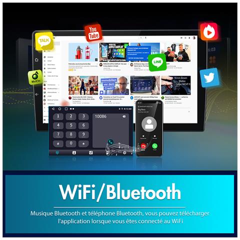 9 Pollici Autoradio Per Peugeot 3008 2009-2015 Android 13 Senza Fili Carplay Android Auto Radio Stereo Auto Gps Wifi Bluetooth Fm Rds Swc Mic - Foto 2