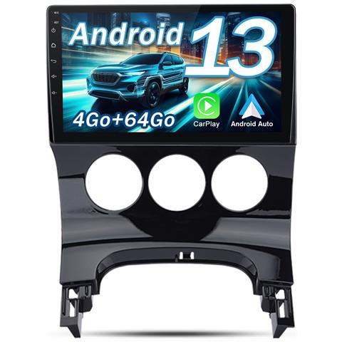 9 Pollici Autoradio Per Peugeot 3008 2009-2015 Android 13 Senza Fili Carplay Android Auto Radio Stereo Auto Gps Wifi Bluetooth Fm Rds Swc Mic - Foto 1
