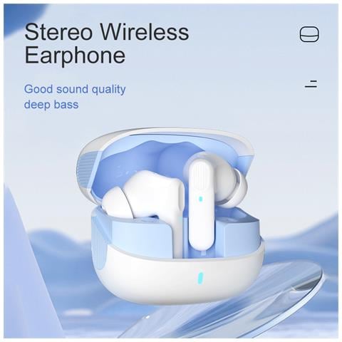 Auricolari Bluetooth 5.3 Wireless Sp100 - Bianco, Lunga Durata Della Batteria - Foto 2