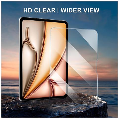 Protezione Schermo In Vetro Temperato 2 Pezzi Per Ipad 11 (a16) 2025 - Foto 4