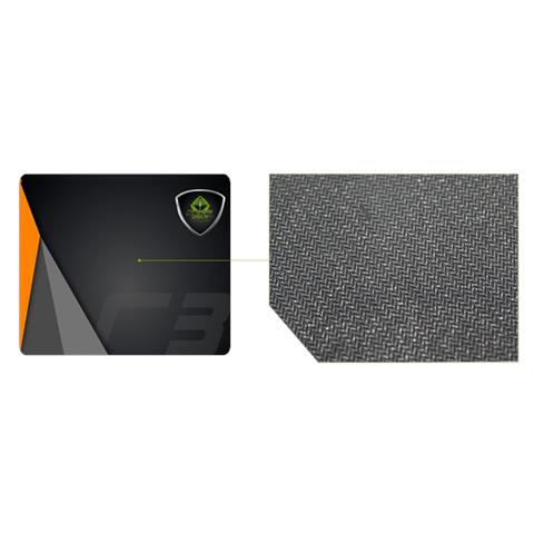 R3 tappetino per mouse Tappetino per mouse per gioco da computer Nero, Verde, Arancione - Foto 3