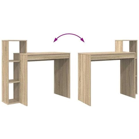 Scrivania Rovere Sonoma Truciolare Media - Foto 9