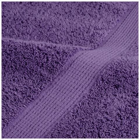 Asciugamani Premium SOLUND 4 pz Viola 30x30 cm 600 g/m² - Foto 7