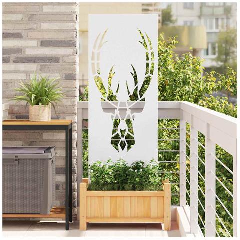 Schermo per privacy in giardino Bianco 50 x 140 cm - Foto 2