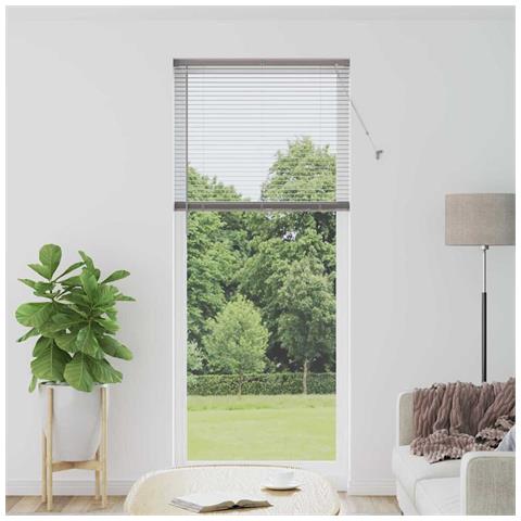 Tenda per Finestra con tende Manuale Argento Alluminio - Foto 2