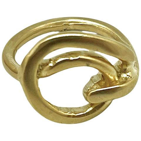 Anello My World In Zama Placcato Oro (ottone) - Foto 1