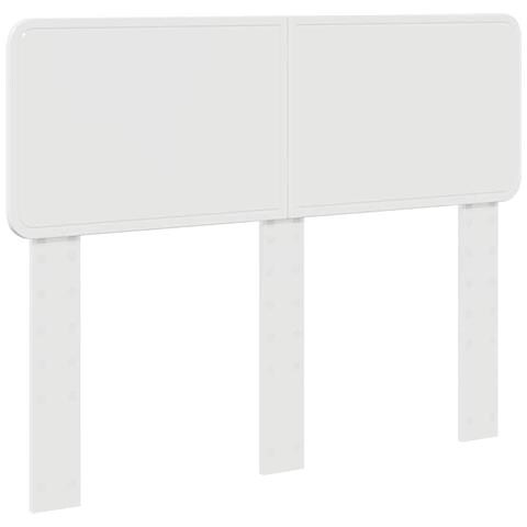 Testiera con testiera Bianco Lucido 135 cm Legno multistrato - Foto 1